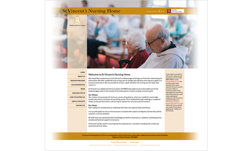 St Vincent’s Nursing Home website